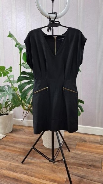Women French Connection Dress Black 38 / M / 46 #8MH9