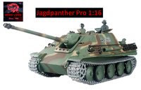 "Rc Panzer \"Jagdpanther\" Heng Long 1:16 Mit Rauch & Sound Und Stahlgetriebe - V7."