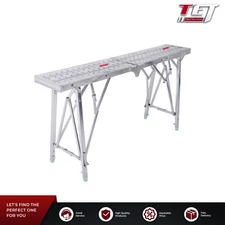 Portable Folding Scaffolding Platform Work Bench Scaffold Step Ladder with Adjus