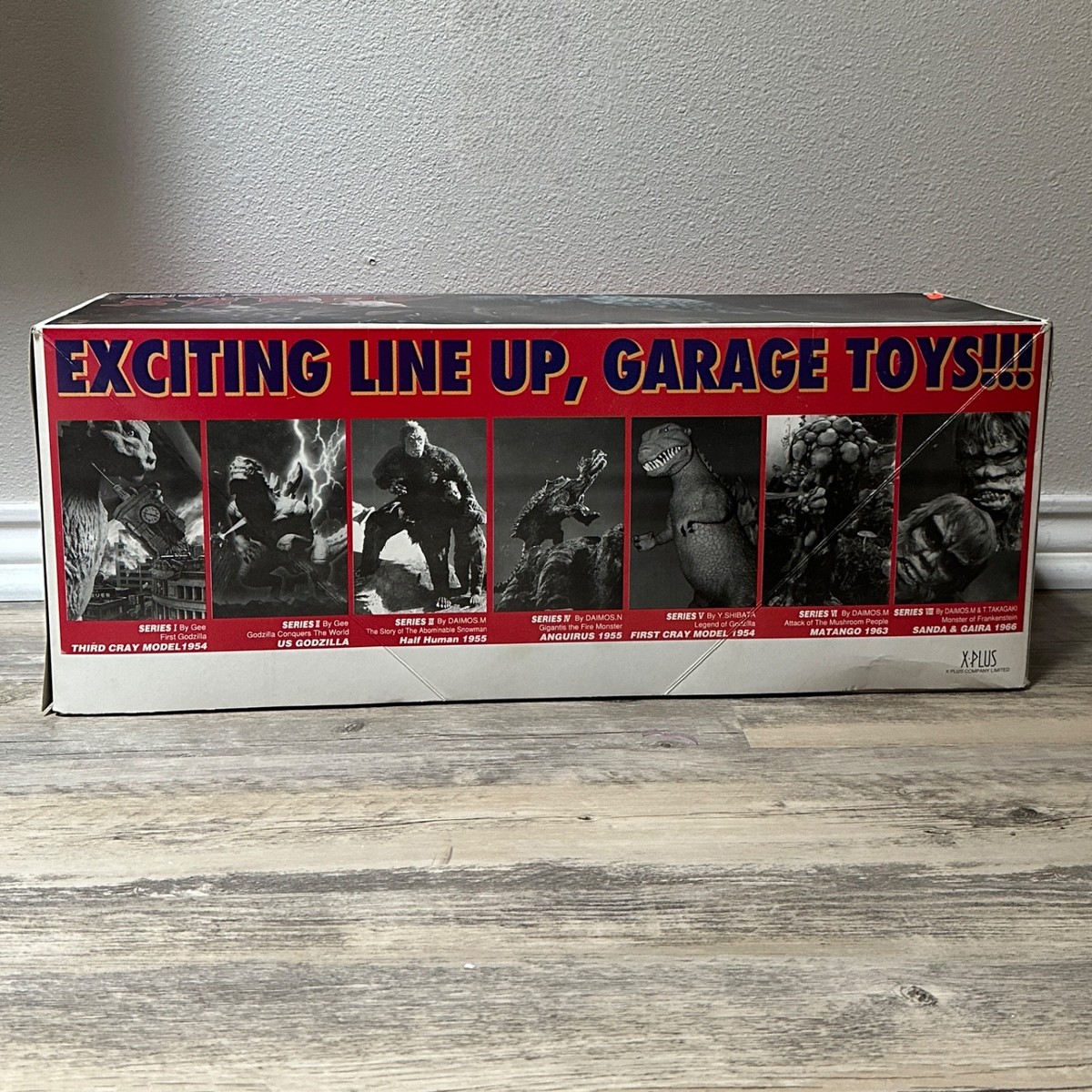 X-PLUS Larva of Dragonfly Meganulon Figure 1956 Godzilla With Box