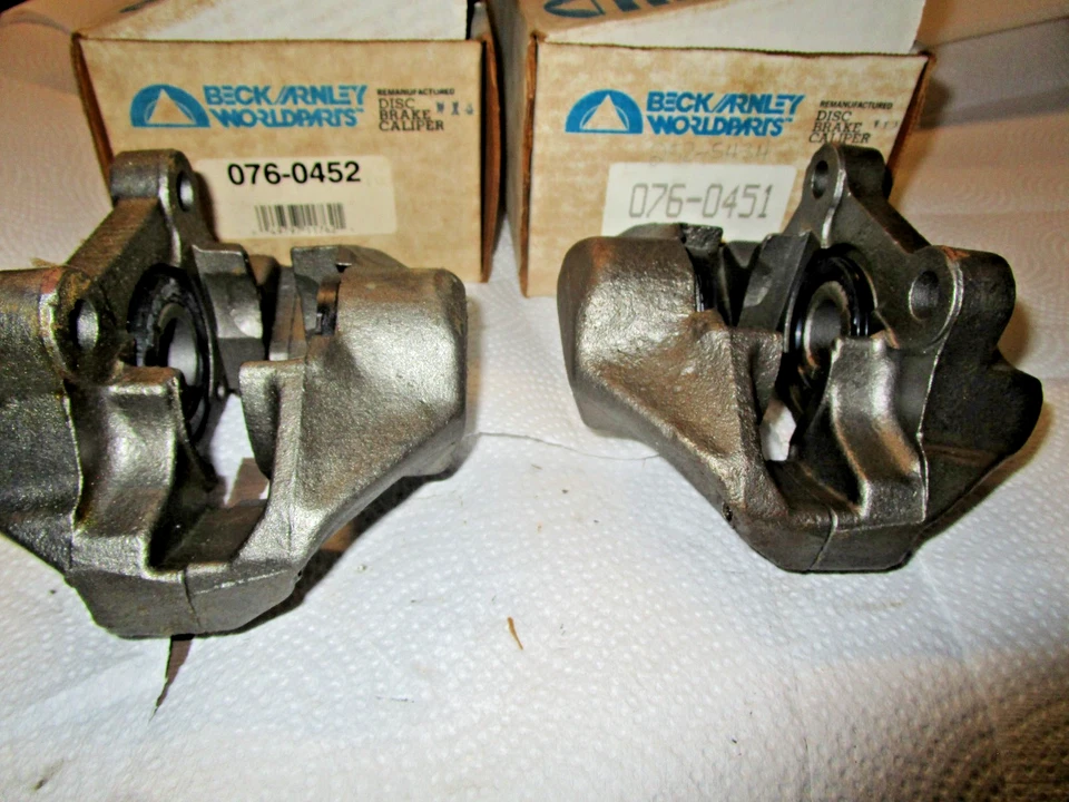 Juego de pinzas de freno trasero Mercedes 450SEL 6.9 500 560SEC 560SL 1975-1987 ¡Raro! Foto 2 de 4