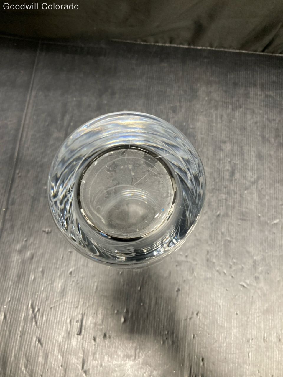 Vase Paper Pattern Kate Spade Home Vase Clear Bow Pattern Glass Cylinder New York | eBay