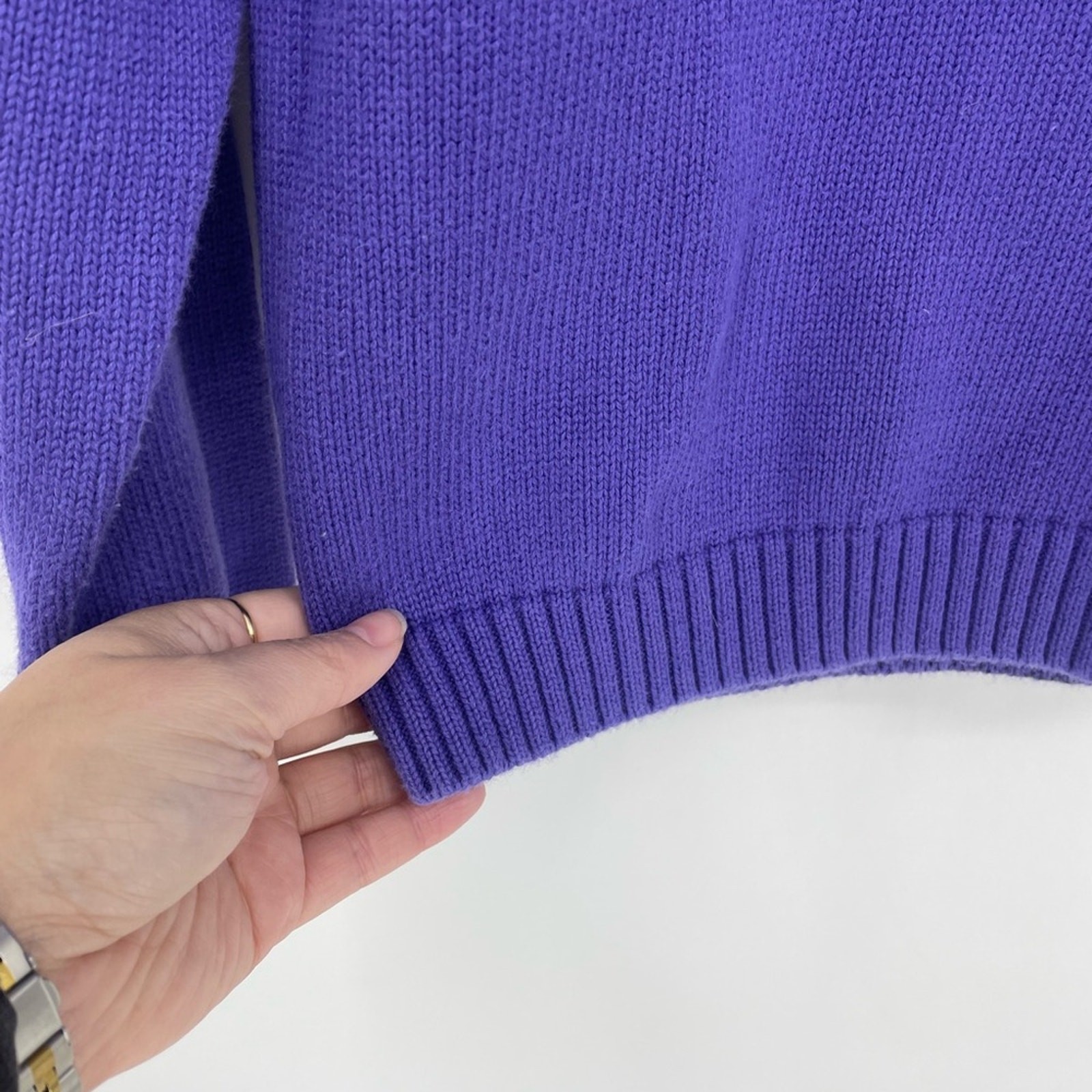 Pendleton Purple Knit Sweater Pull Over Classic S… - image 2