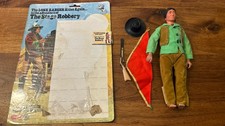 MARX THE LONE RANGER THE STAGE ROBBERY OUTFIT W/ CARD AND DOLL
