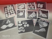 METAL DIE CUTS  Paper Card Art Crafting  OBJECTS  Lot of 10  GUC  I 