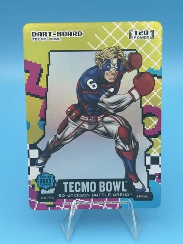 Bo Jackson Battle Arena Tecmo Bowl DART-BOARD Jaxson Dart Brawl 80s Rad RC
