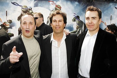 Voice actors Mitchell Whitfield producer H Galen Walker Nolan Nort- Old Photo