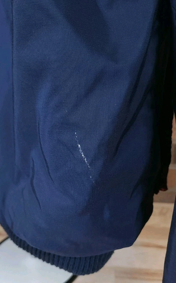 Chaqueta Pendleton Lobo XL De Colección Azul Verde Cremallera Completa Aislante Años 80 Hecha en EE. UU. Foto 4 de 4