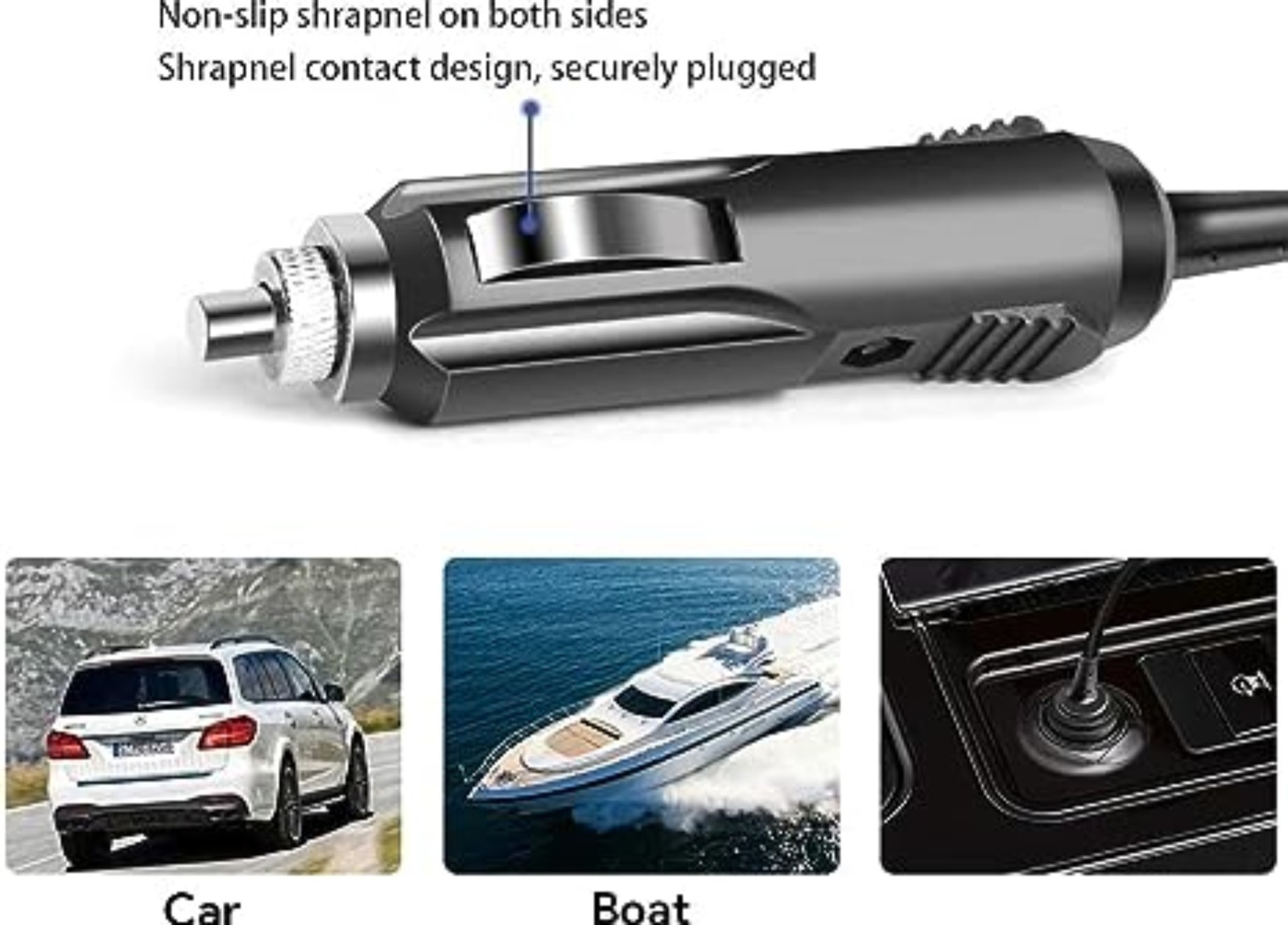 Car 12 VDC Adapter Power Cord Supply for Inogen One G3 G4 G5 BA-306