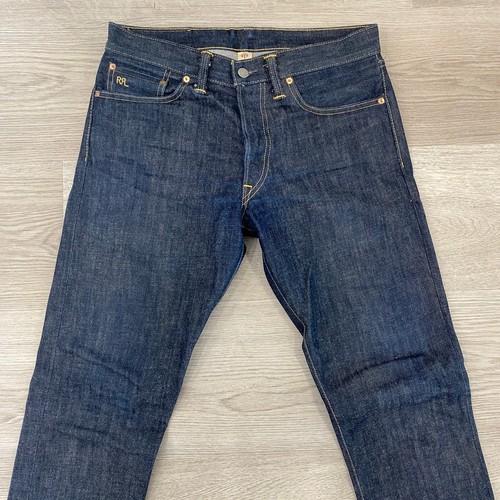 Ralph Lauren Double RL RRL Slim Narrow Shuttle Woven Selvedge Jeans 31x32 - Picture 4 of 10