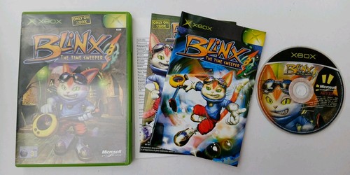 BLINX THE TIME SWEEPER MICROSOFT ORIGINAL XBOX SPIEL OVP KOMPLETT