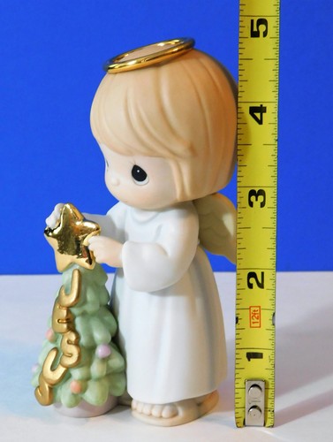 Precious Moments Enesco Porcelain Figurine 1999 He Is Bright Morning Star 588067 - Picture 11 of 12
