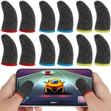 Ouligay 30pcs Finger Sleeves Thumb Sleeve for Gaming Finger Protection
