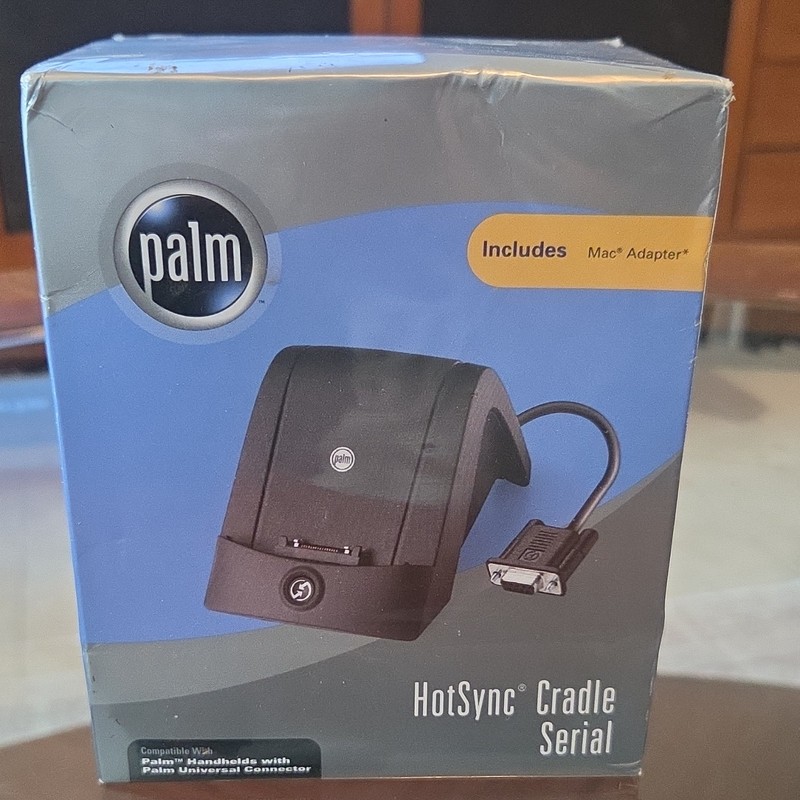Palm HotSync Cradle Serial Dock w/ Mac Adapter, For Palm, MPN P10828U
