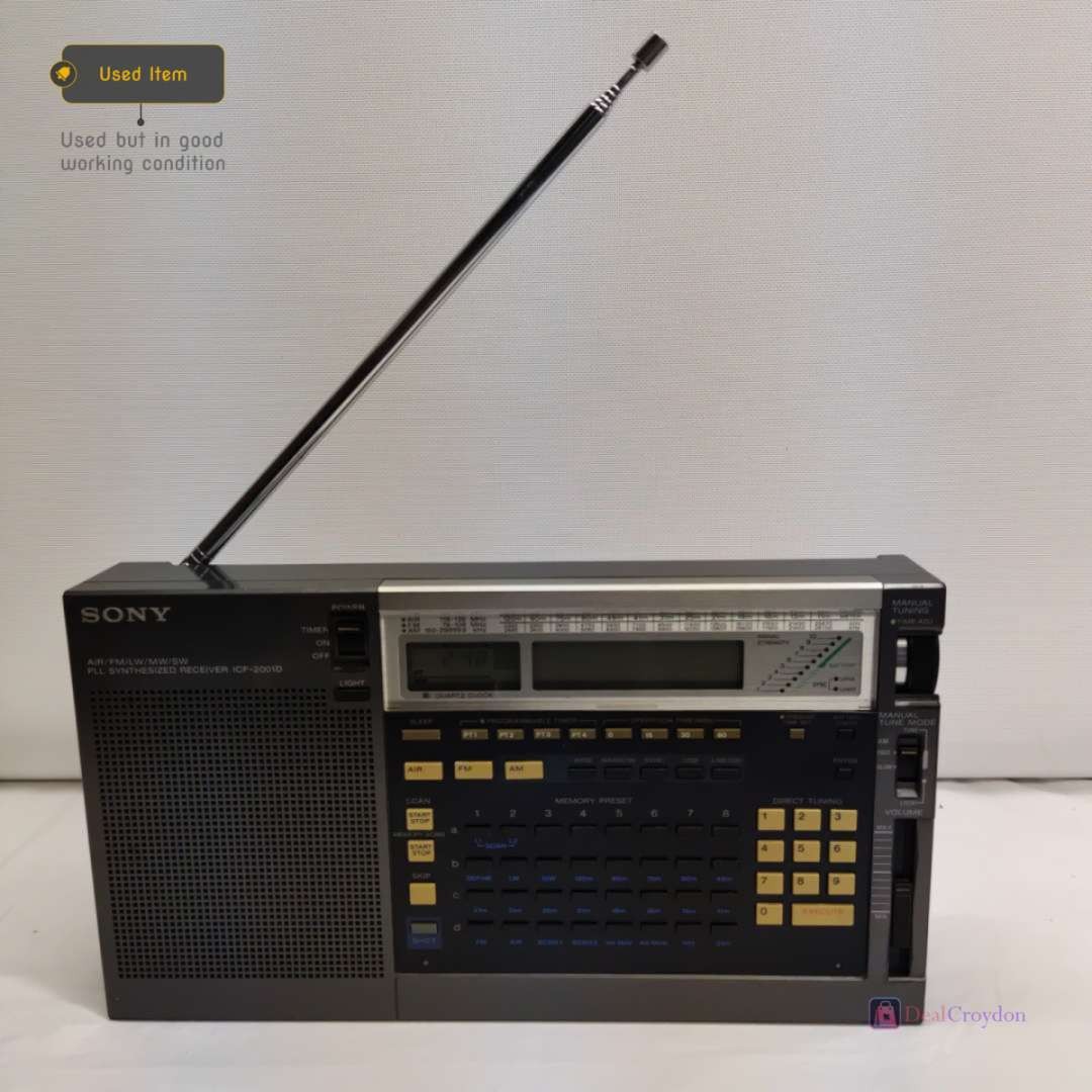 【中古】「非常に良い」SONY ソニー ICF-2001D AIR FM LW MW SW PLL SYNTHESIZED RECEIVER シンセサイザーレシーバー (FM 長波 中波 短波 ラジオ B 楽天市場】【中古】SONY ソニー ICF-2001D AIR FM LW MW SW PLL