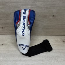 Callaway Big Bertha Hybrid Headcover Synthetic Knit Adjustable Tag Blue White