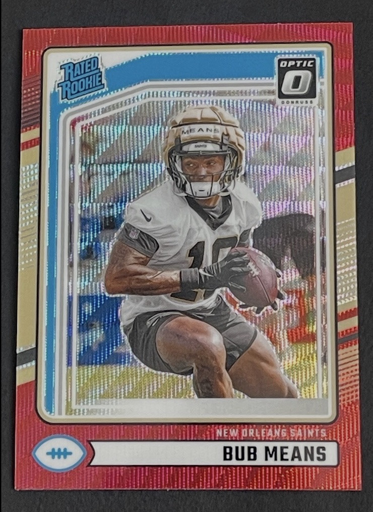Bub Means Panini Donruss #362 Optic Preview-Red Wave
