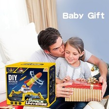 Fun Stomp 'n' Fire Triple Air Rocket Launcher For Kids - Flying Rockets Toy Set