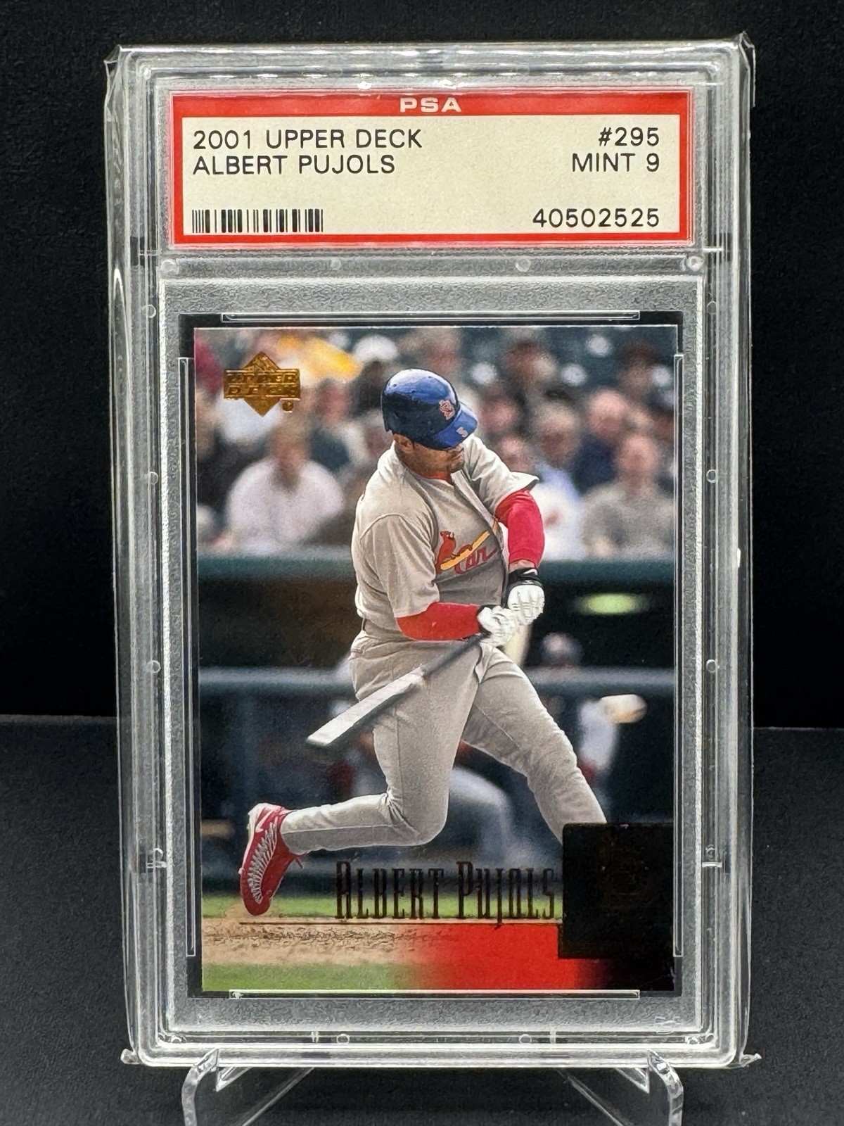 2001 Upper Deck Albert Pujols #295 PSA 9