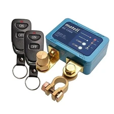  DC 12V Remote Battery Disconnect Switch Smart Voltage Control Battery Kill 