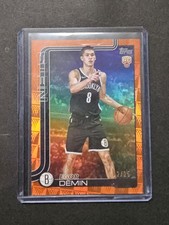 2025-26 Topps Rookie Tip Off Orange 2/25 Egor Demin #208