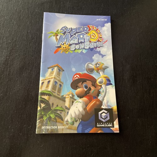 Super Mario Sunshine GameCube Instruction Manual - Picture 1 of 3