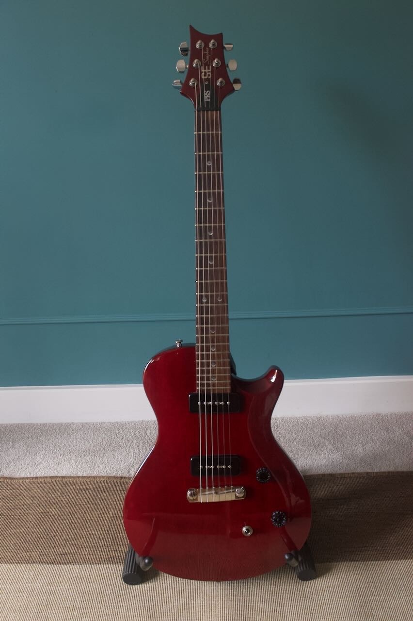 PRS SE Soapbar, 2009, Vintage Cherry, Very Good Condition, Gig Bag