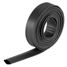 Heat Shrink Tubing 2:1 rate 10mm Dia 17mm Flat Width 10ft Black