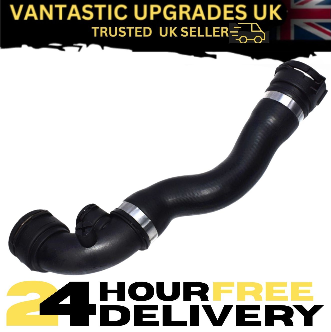 Radiator Hose Coolant Inlet Pipe Hose For BMW 3 Series E46 330Ci 17127510952