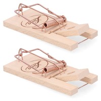 Mausefalle Aus Holz Klassische Schlagfalle Schnappfalle Falle FüR MäUse 2 StüCk