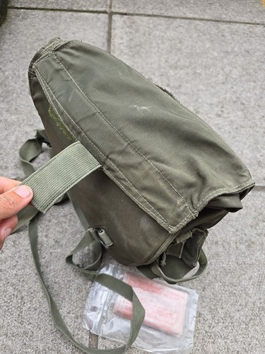 GENUINE MSA MCU 2A/P RESPIRATOR MASK & CLEAR LENS HAVERSACK BAG LARGE - Picture 15 of 17