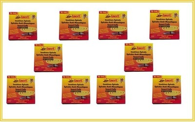 10 Packungen ingesamt 100 Anti Mücken Spiralen Mückenabwehr extra stark
