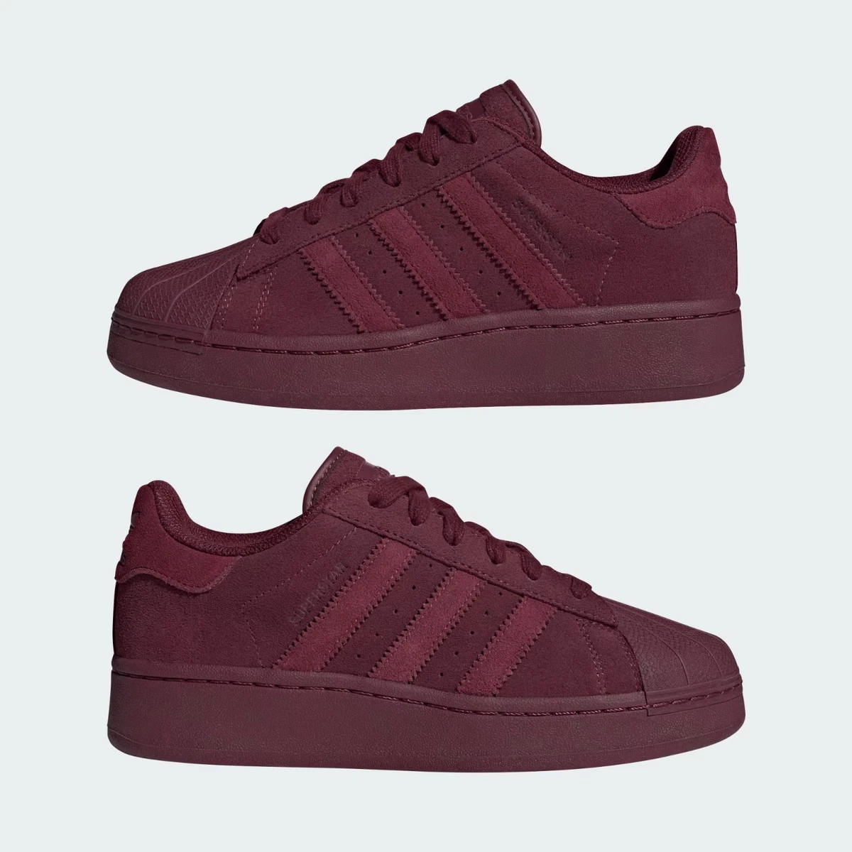 adidas Superstar XLG Red W for sale | eBay