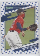 2021 Panini Donruss Variation Independence Day Francisco Lindor (Fielding) 0w7