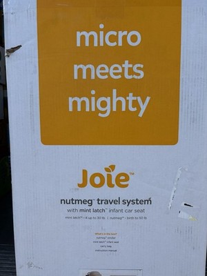 Joie Baby, Nutmeg Stroller & Mint Latch , Travel System