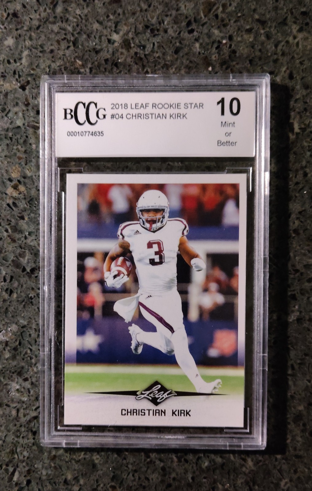 2018 Leaf Rookie Star - Christian Kirk #04 (RC)