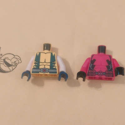 LEGO Marvel DEADPOOL AND WOLVERINE Torso Only