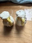 Salt & Pepper Shaker Set Ceramic Hand-painted Made In Japan Sm Pitchers Vintage  — photo 3