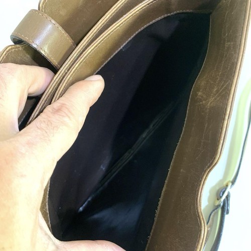 Salvatore Ferragamo Leder Schultertasche echt braun Damen Italien 120825 - Bild 9 von 17