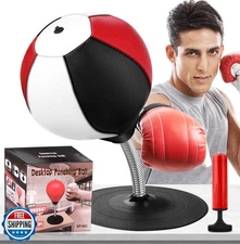 Desktop Punching Bag, Super Strong Suction Boxing Bag Speed Balls