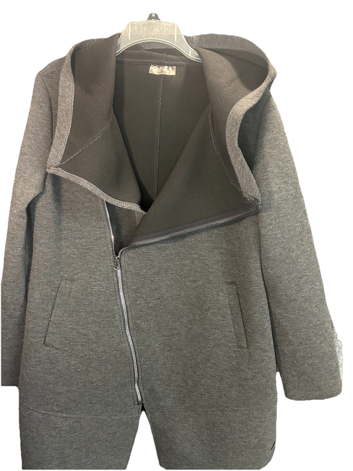 Betsy Johnson Performance Dark Gray Asymmetrical … - image 2