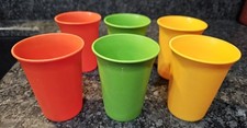 Set of 6 Tupperware Bell Tumblers Sippy Cups 109 - No Lids
