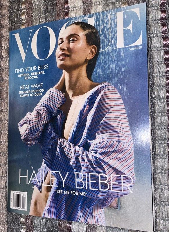 VOGUE MAGAZINE HAILEY BIEBER COVER Summer 2025