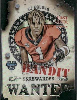 2024 Bowman University Best #GB-6 KJ Bolden Gunslingers and Bandits Die Cut