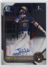 2022 Bowman Chrome Prospect Auto Jheremy Vargas #CPA-JVG Auto rs2