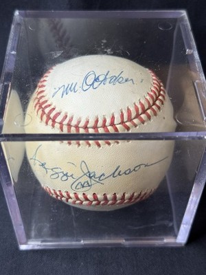 Reggie Jackson Mr. October Autographed Baseball 1991