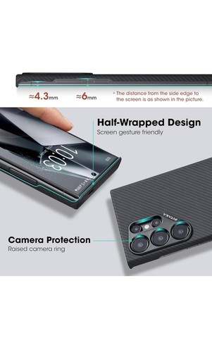 Pitaka MagEZ Case 4 Twill 600D Aramid Fiber Cover for Samsung Galaxy S24 Ultra - 第 4/7 張圖片