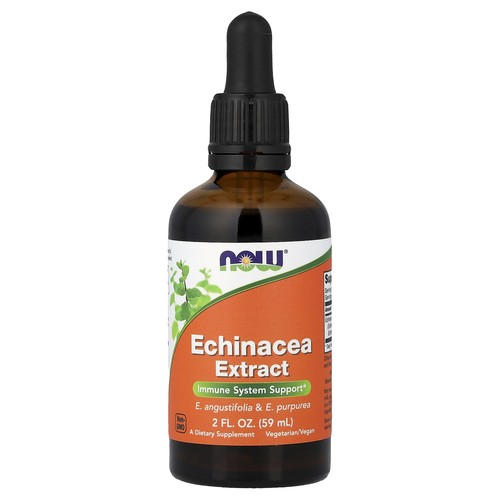 Now Foods Echinacea Extract 2 fl oz 60 ml GMP Quality Assured, Vegan, Vegetarian