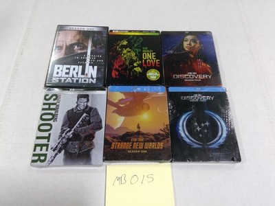 Star Trek Discovery Strange New Worlds Blu-ray 4K Steelbook Lot 6 New Sealed