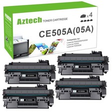 4PK 05A CE505A Toner Cartridge for HP LaserJet P2055dn P2055x P2050 P2055d P2035